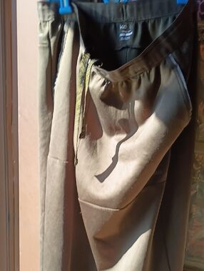 Skora Olive Green Drawstring Jogger Pants